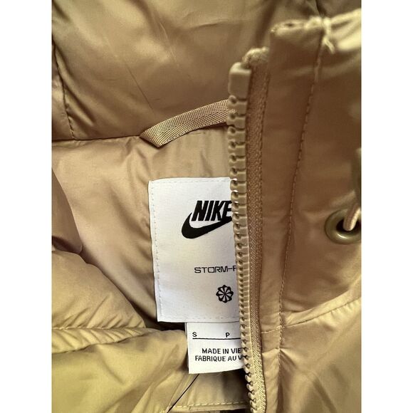 Nike Windrunner PrimaLoft Storm-FIT Hooded Puffer Jacket Khaki FB8185 248 Small - Picture 3 of 6